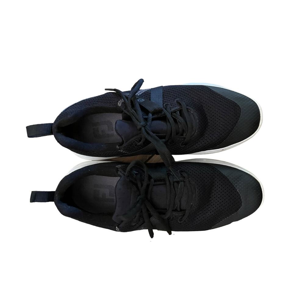 FootJoy FJ Flex Women's Spikeless Shoes Black and Gray 7.5 - Picture 4 of 8